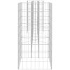 Planteringsgabion H-formad stål vidaXL 260 x 40 x 80 cm – miniatyr 4