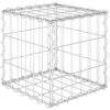 Planteringsgabion upphöjd stål vidaXL 30 x 30 x 30 cm – miniatyr 2