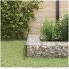 Planteringsgabion upphöjd stål vidaXL 30 x 30 x 30 cm – miniatyr 3
