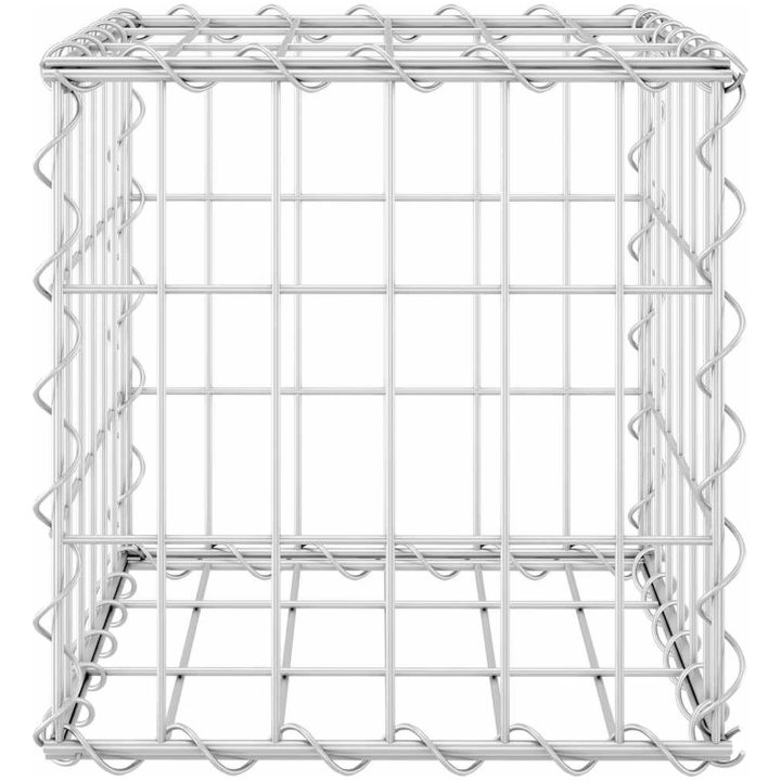 Planteringsgabion upphöjd stål vidaXL 30 x 30 x 30 cm – bild 4
