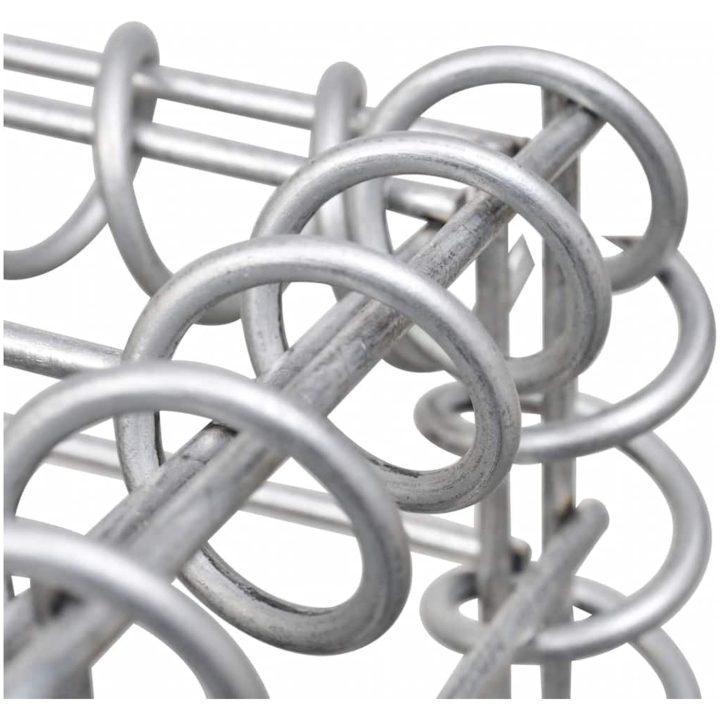 Planteringsgabion upphöjd stål vidaXL 30 x 30 x 30 cm – bild 5