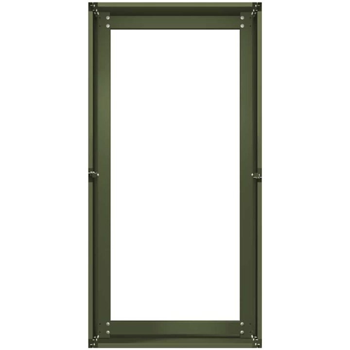 Planteringskärl olivgrön kallvalsat stål vidaXL 40 x 80 x 40 cm – bild 5