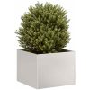 Planteringskärl rostfritt stål vidaXL 40 x 40 x 30 cm – miniatyr 1