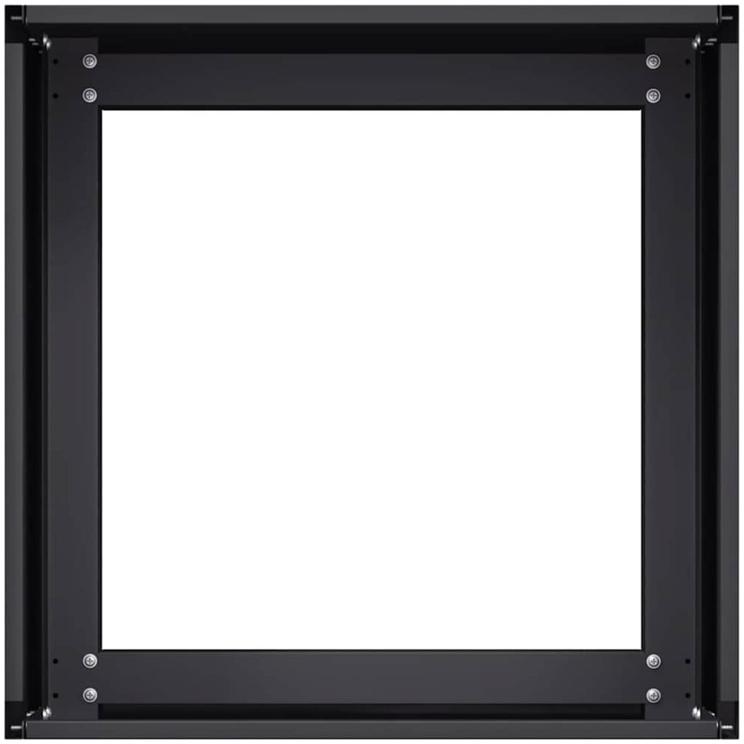 Planteringskärl svart stål vidaXL 40 x 40 x 30 cm – bild 5