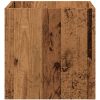 Planteringslåda gammalt trä 40x40x40 cm konstruerat trä vidaXL – miniatyr 5