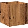 Planteringslåda gammalt trä 40x40x40 cm konstruerat trä vidaXL – miniatyr 6