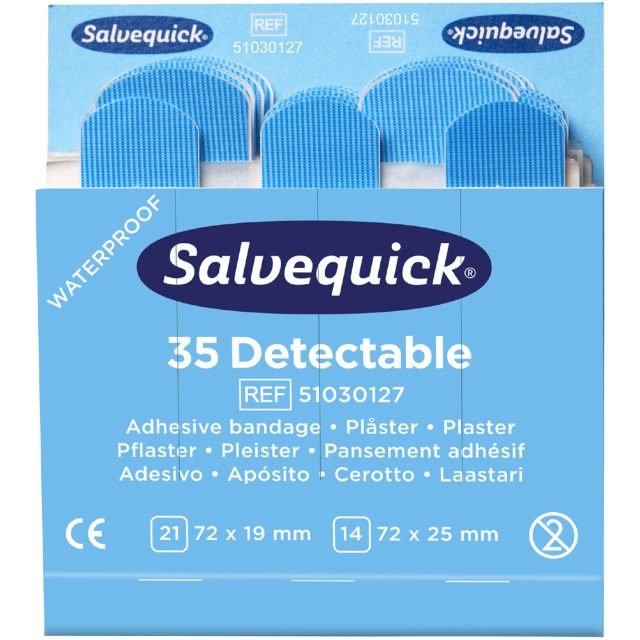 Plåster Salvequick 6735 detekterbart