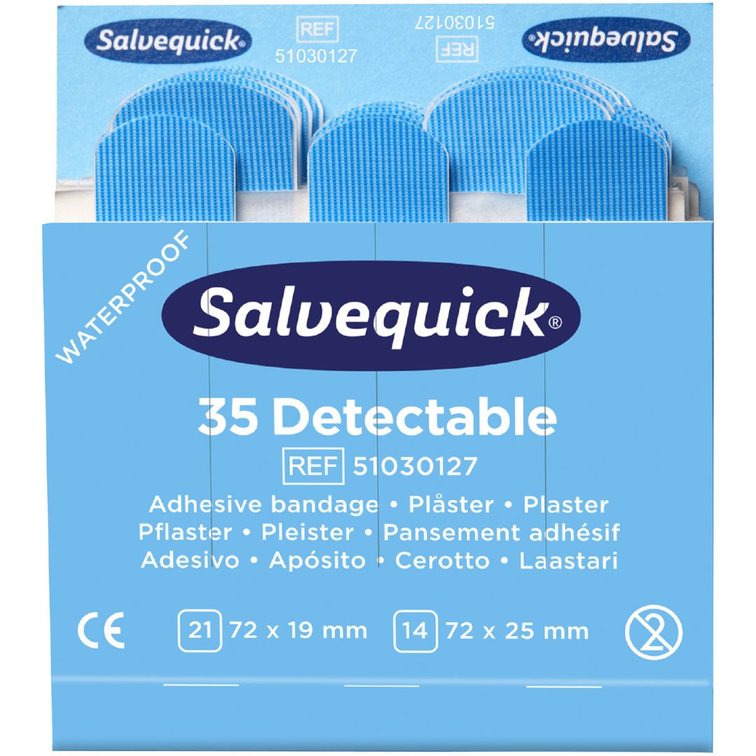 Plåster Salvequick 6735 detekterbart PLÅSTER DETEKTERBAR 51030127