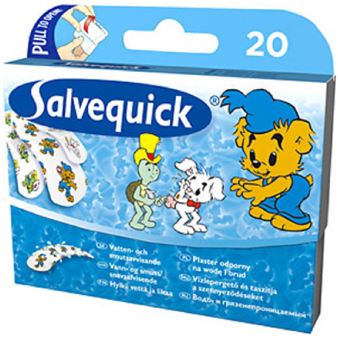 Plåster Salvequick Bamse PLÅSTER BAMSE