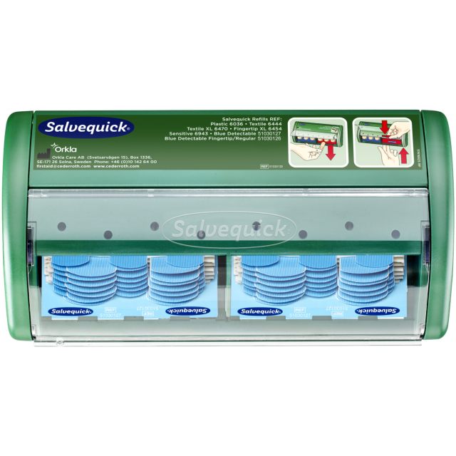 Plåsterautomat Salvequick Blue Detectable 51030130