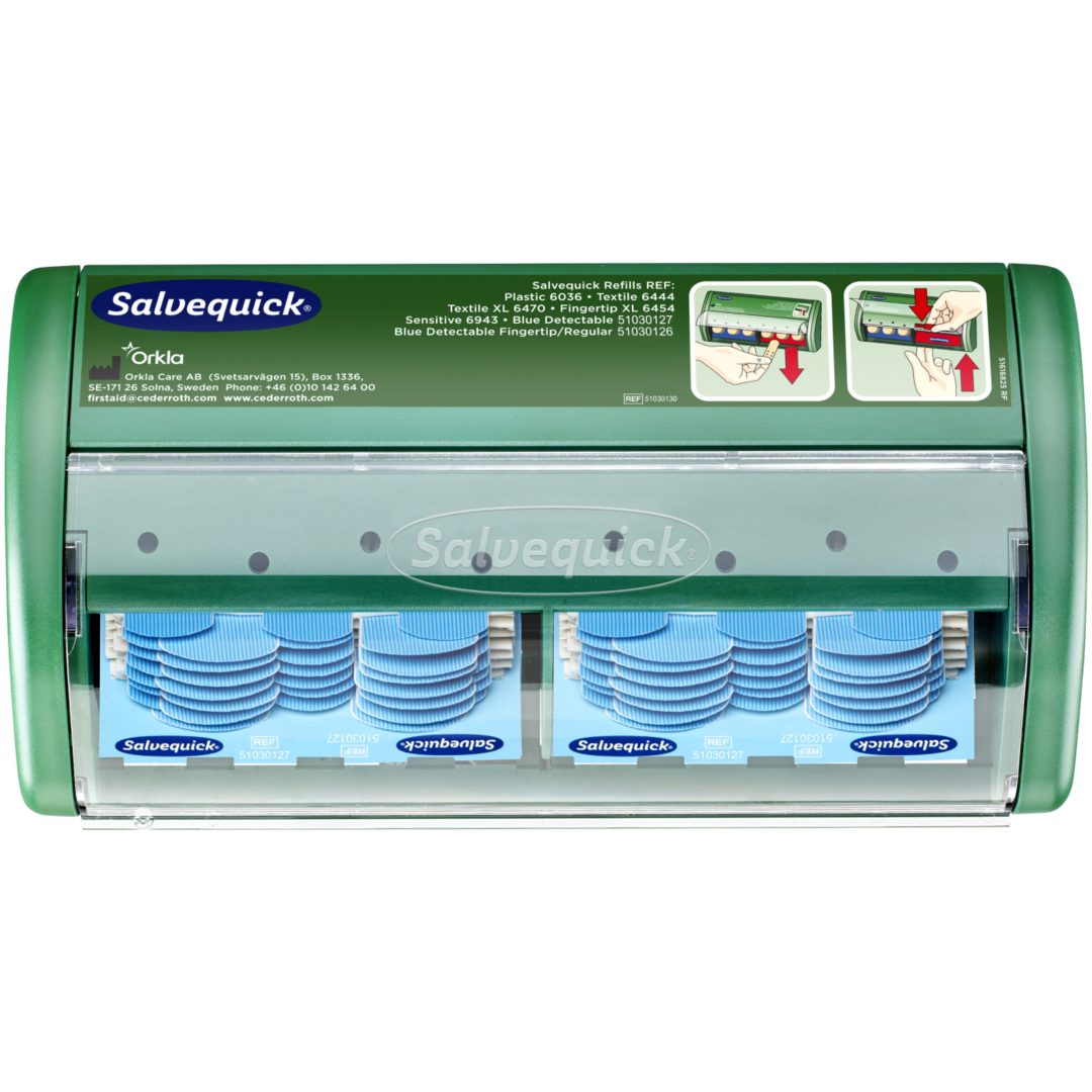 Plåsterautomat Salvequick Blue Detectable 51030130 PLÅSTERAUTOMAT 51030130