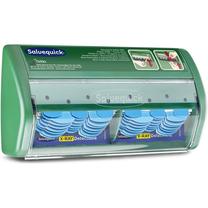 Plåsterdispenser Röntgenavläsbara Blå Cederroth – bild 2