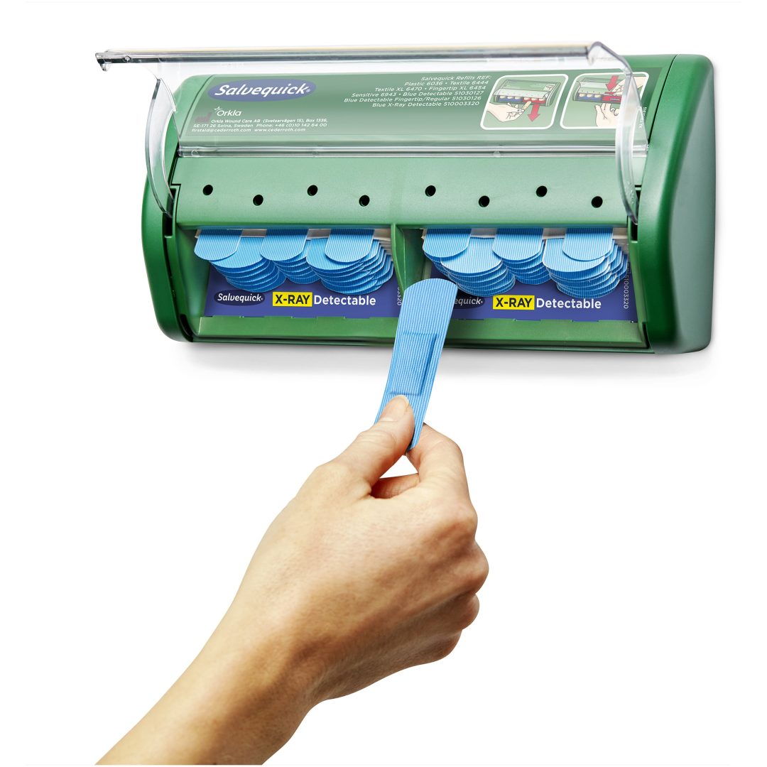 Plåsterdispenser Röntgenavläsbara Blå Cederroth – bild 4