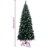 Plastgran 150 LEDs vidaXL 120 cm – miniatyr 12
