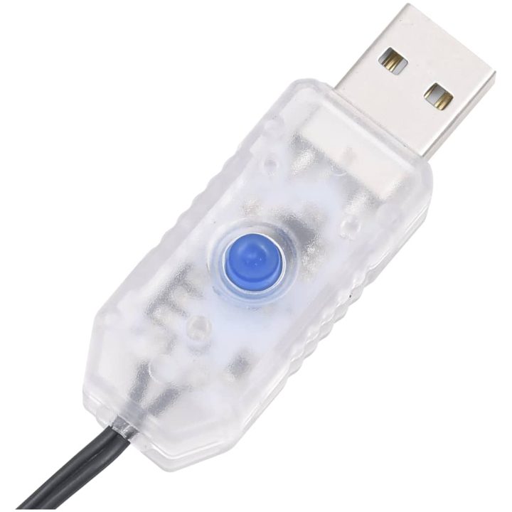 Plastgran 150 LEDs vidaXL 120 cm – bild 10