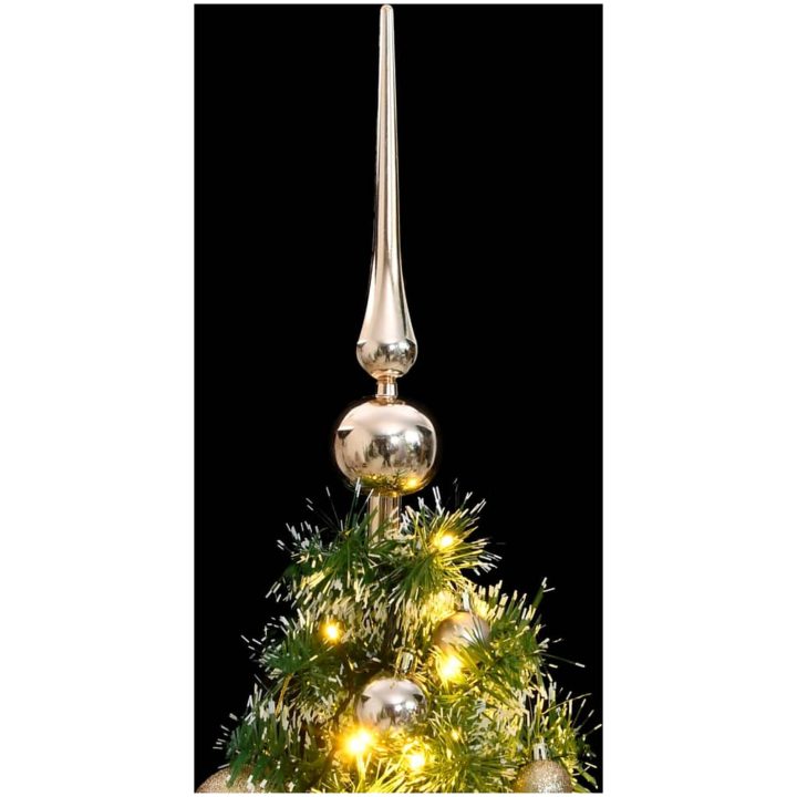 Plastgran 150 LEDs&kulor&snö vidaXL 150 cm – bild 2