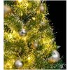 Plastgran 150 LEDs&kulor&snö vidaXL 150 cm – miniatyr 3