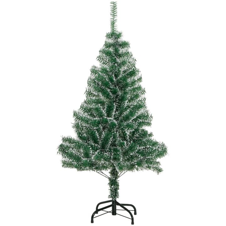 Plastgran 150 LEDs&kulor&snö vidaXL 150 cm – bild 5