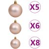 Plastgran 150 LEDs&kulor&snö vidaXL 150 cm – miniatyr 10