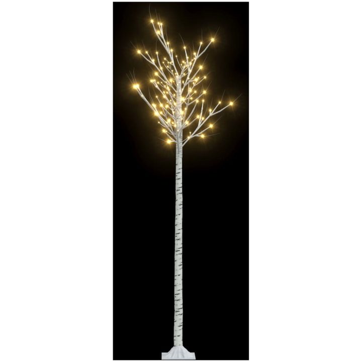 Plastgran 200 LED pil varmvitt ljus inomhus/utomhus vidaXL 2.2 m – bild 2