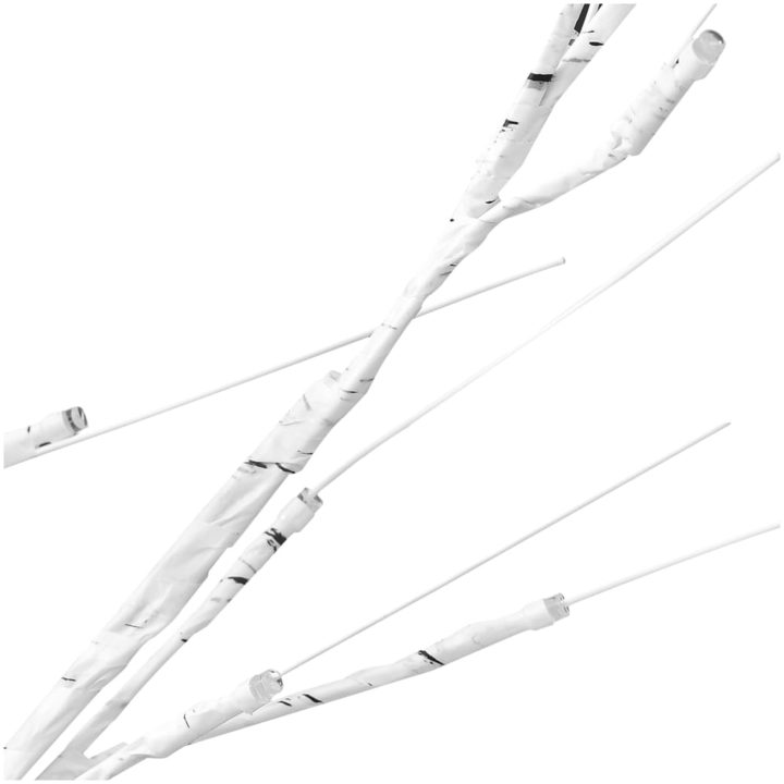 Plastgran 200 LED pil varmvitt ljus inomhus/utomhus vidaXL 2.2 m – bild 6