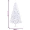 Plastgran 300 cm vit vidaXL 300 x 155 cm – miniatyr 8