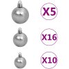 Plastgran 300 LEDs&kulor&snö vidaXL 180 cm – miniatyr 9