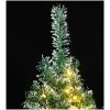 Plastgran 300 LEDs&kulor&snö vidaXL 210 cm – miniatyr 2