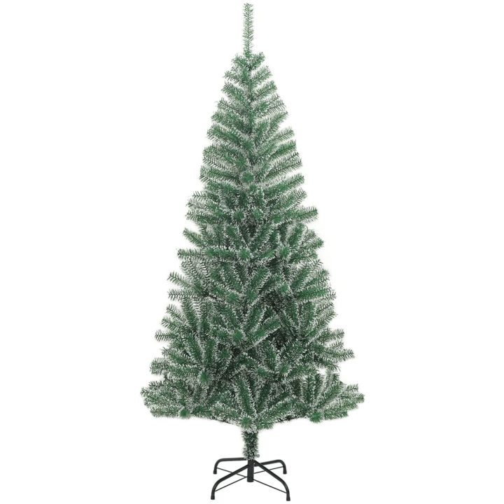 Plastgran 300 LEDs&kulor&snö vidaXL 210 cm – bild 5