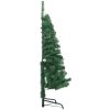 Plastgran för hörn grön 120 cm PVC vidaXL 120 x 45 cm – miniatyr 3