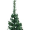 Plastgran för hörn grön 180 cm PVC vidaXL 180 x 65 cm – miniatyr 5