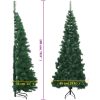 Plastgran för hörn grön 180 cm PVC vidaXL 180 x 65 cm – miniatyr 8