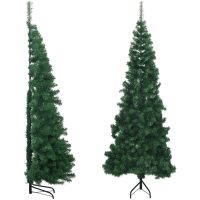 Plastgran för hörn grön 180 cm PVC vidaXL