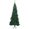 Plastgran för hörn grön 240 cm PVC vidaXL 240 x 85 cm – miniatyr 2