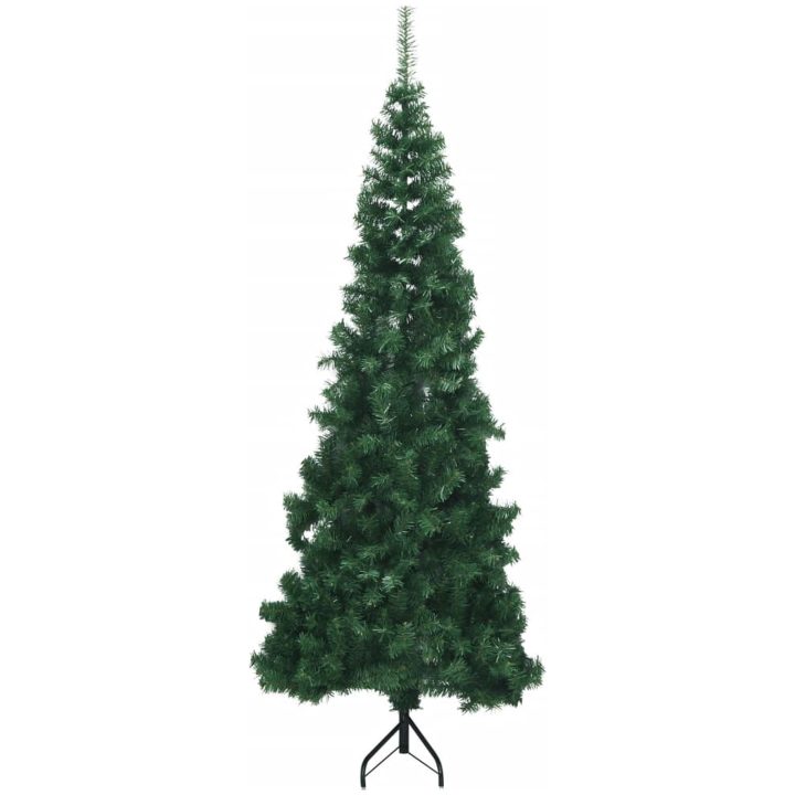 Plastgran för hörn grön 240 cm PVC vidaXL 240 x 85 cm – bild 2