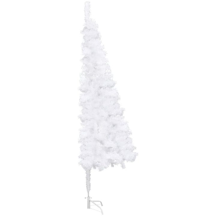 Plastgran för hörn vit 120 cm PVC vidaXL 120 x 45 cm – bild 4