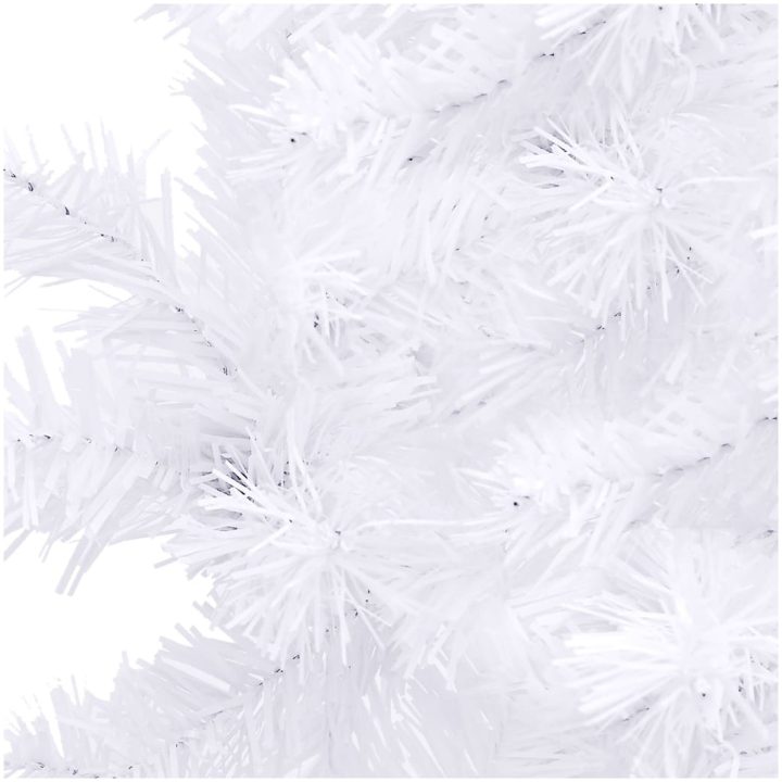 Plastgran för hörn vit 120 cm PVC vidaXL 120 x 45 cm – bild 5
