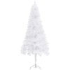 Plastgran för hörn vit 150 cm PVC vidaXL 150 x 55 cm – miniatyr 3
