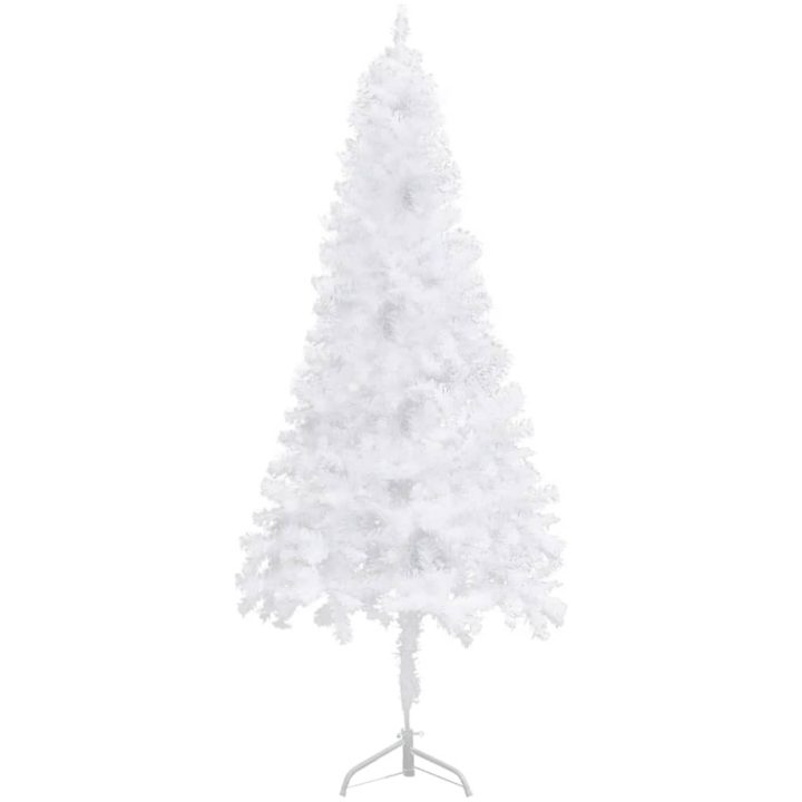 Plastgran för hörn vit 150 cm PVC vidaXL 150 x 55 cm – bild 3