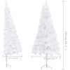 Plastgran för hörn vit 150 cm PVC vidaXL 150 x 55 cm – miniatyr 9