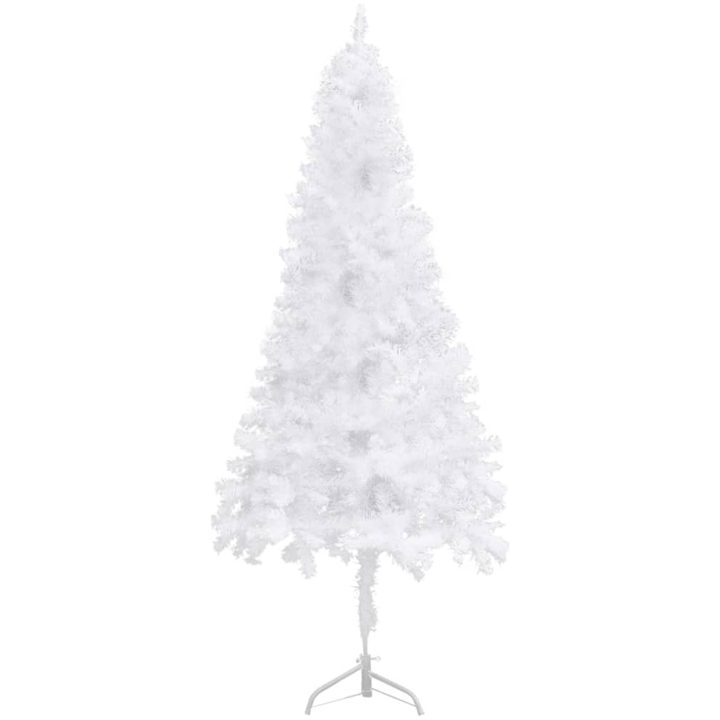 Plastgran för hörn vit 180 cm PVC vidaXL 180 x 65 cm – bild 3