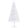 Plastgran för hörn vit 210 cm PVC vidaXL 210 x 75 cm – miniatyr 3