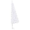 Plastgran för hörn vit 210 cm PVC vidaXL 210 x 75 cm – miniatyr 4