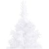 Plastgran för hörn vit 210 cm PVC vidaXL 210 x 75 cm – miniatyr 6