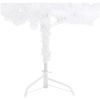 Plastgran för hörn vit 210 cm PVC vidaXL 210 x 75 cm – miniatyr 7