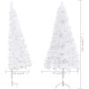 Plastgran för hörn vit 210 cm PVC vidaXL 210 x 75 cm – miniatyr 9
