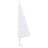 Plastgran för hörn vit 240 cm PVC vidaXL 240 x 85 cm – miniatyr 4