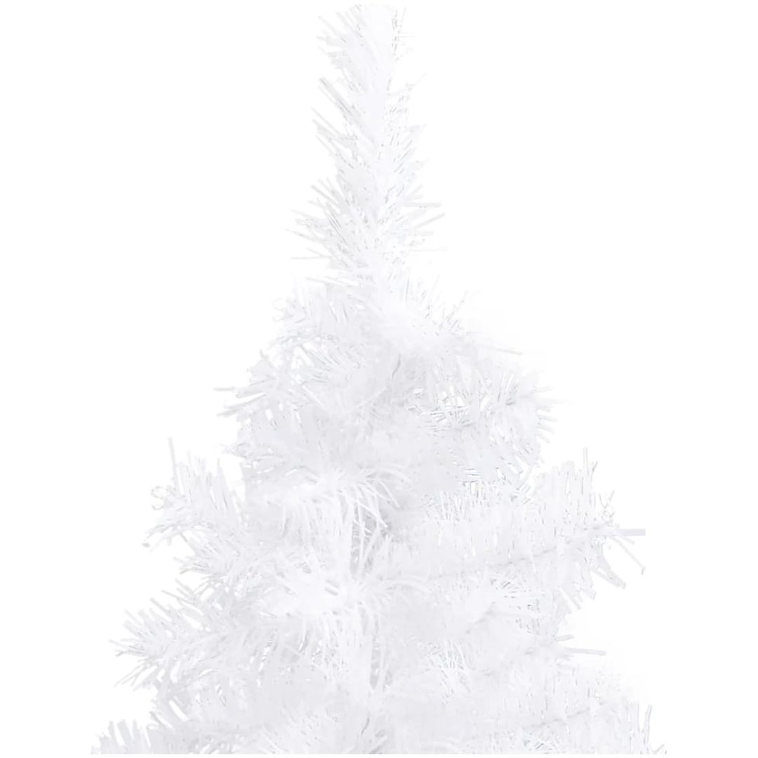 Plastgran för hörn vit 240 cm PVC vidaXL 240 x 85 cm – bild 6