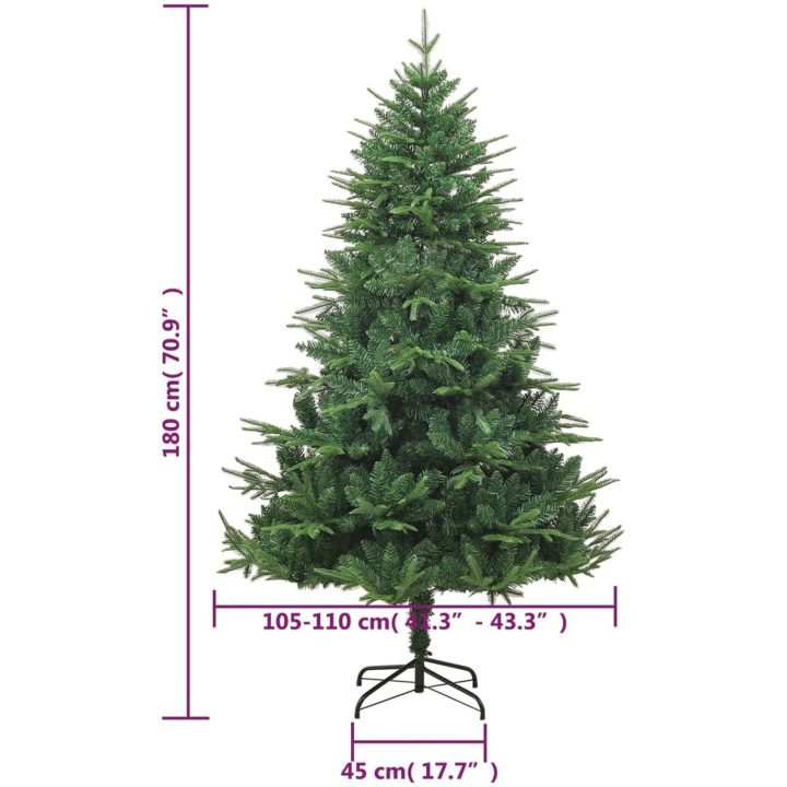 Plastgran grön 180 cm PVC&PE vidaXL 180 x 110 cm – bild 6