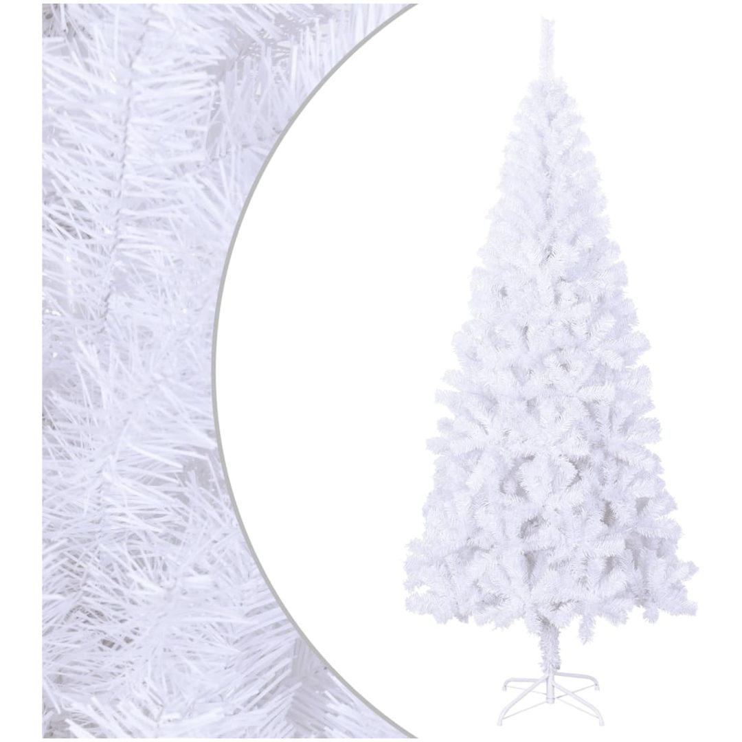 Plastgran L 240 cm vit vidaXL 240 x 120 cm